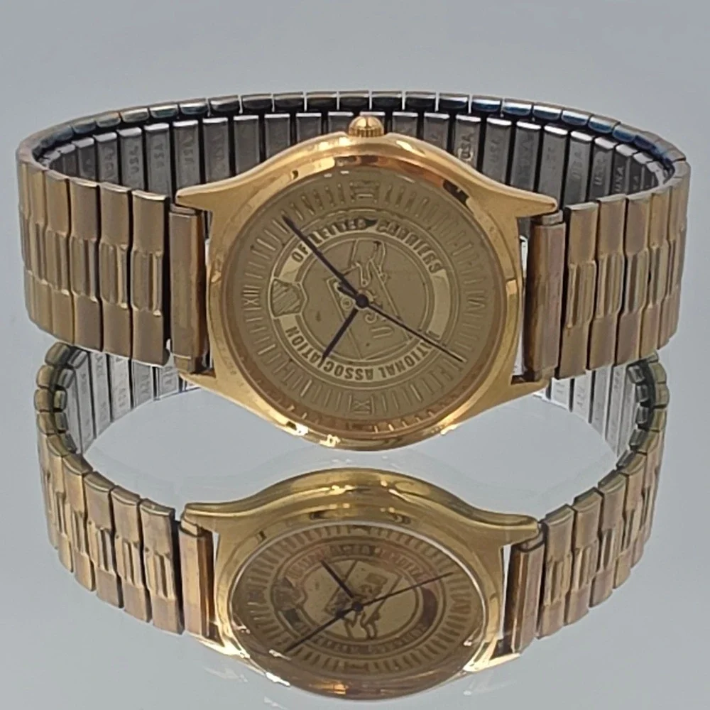 NALC Watch Mens OS Gold Good National Association of Letter Carriers USPS Union